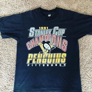 Vintage Pittsburgh Penguins Stanley Cup Tee